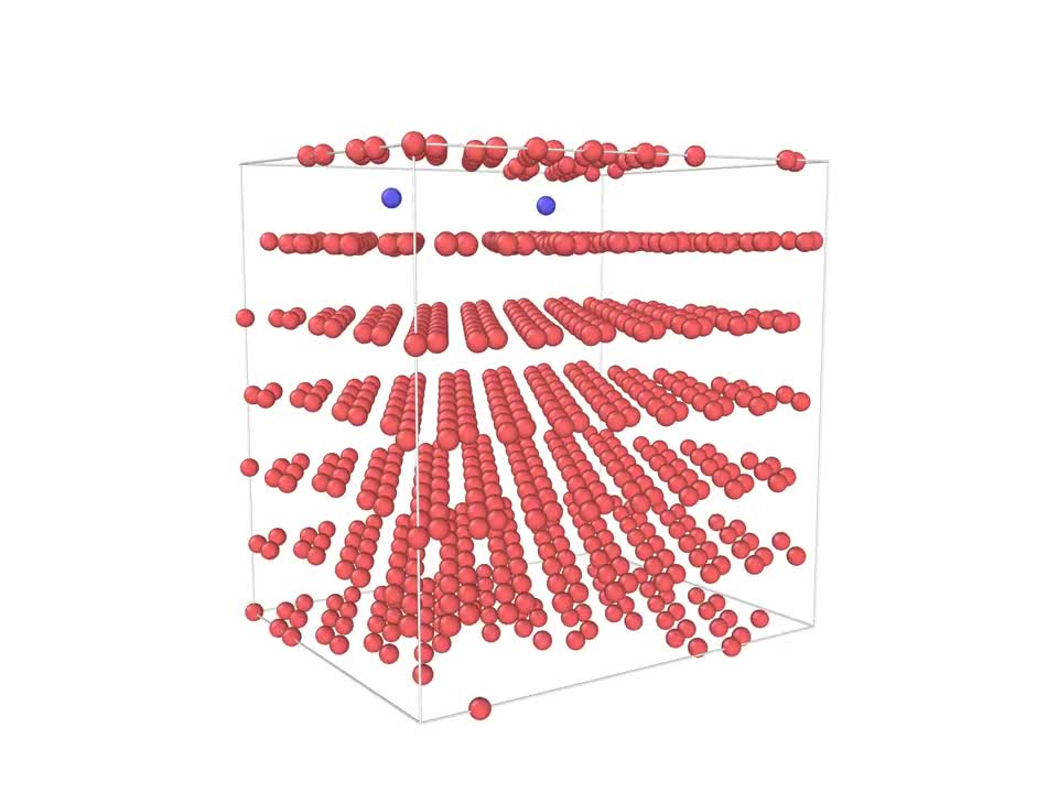 Lithium intercalating between graphite layers